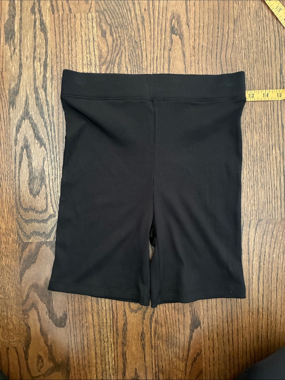 Skin Women's Black Ribbed Bike Shorts